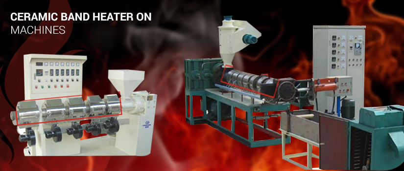 CERAMIC BAND HEATER ON MACHINES