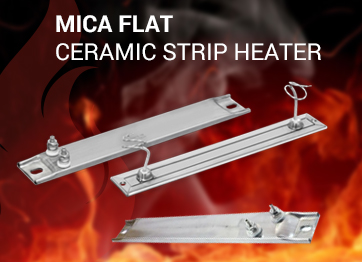 MICA Flat Ceramic Strip Heater