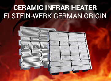 Ceramic Infrared Heaters Elstein-Werk German Origin